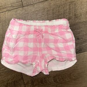 Cat & Jack Toddler Girl Pink Checker Shorts